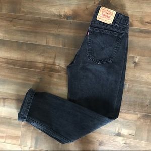 Vintage 90s black Levi’s 505